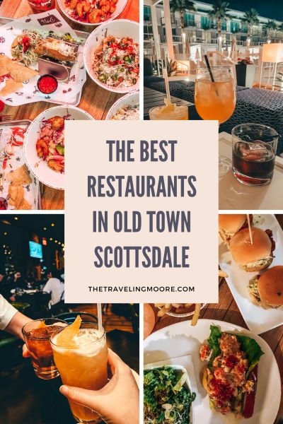 21 Fun Restaurants in Scottsdale: Where to Eat Near Old Town Scottsdale Arizona Restaurants, Scottsdale Restaurants, Group Dinner, Arizona Restaurants, Scottsdale Bachelorette, Arizona Vacation, Dinner Places, Old Town Scottsdale, Brunch Restaurants