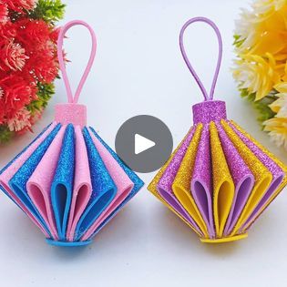 44K views · 329 reactions | So Easy Idea!! Glitter Foam Christmas Ornaments Making🌲 Handmade Crafts For Xmas Holiday❄️ | How to make christmas ornaments. DIY handmade Christmas ornaments for home decorations using glitter foam sheet paper - step by step tutorial❄ #Christmas... | By Creative Art & Craft Ideas | Facebook Foam Glitter Sheet Crafts, Glitter Foam Sheet Crafts, Make Christmas Ornaments, Foam Christmas Ornaments, Art Craft Ideas, Ornaments Making, Foam Sheet Crafts, Christmas Ornaments Diy, Foam Sheets