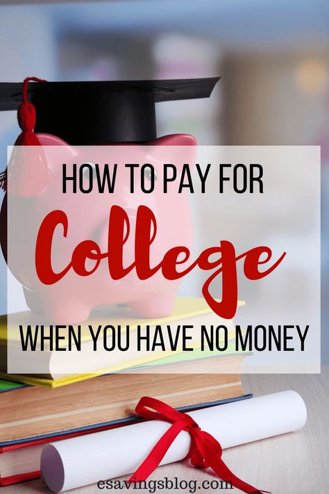 Wondering how to pay for college when you have no savings? Check out these tips on how to pay for college. Nursing School Scholarships, Pay For College, Financial Aid For College, College Readiness, Web 2.0, College Money, College Tuition, Free College, College Fund