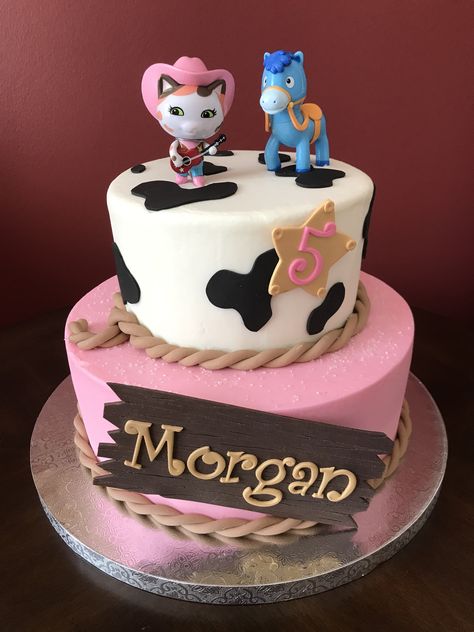 Sheriff Callie Birthday Cake, Sheriff Callie Cake, Sherif Callie, Sheriff Callie Birthday Party, Sheriff Callie Birthday, Sheriff Callie, Wild West Party, Beautiful Birthday Cakes, Birthday Cake Ideas