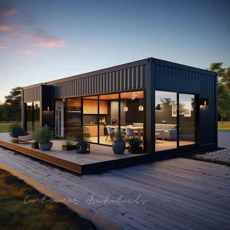 BoxHaus Designs Co. | Container Home Plans (@containerarchitects) • Instagram-Fotos und -Videos Luxury Container Homes Modern, Shipping Container Home Designs, Building A Container Home, Container Architecture, Shipping Container Home, Container House Plans, Casa Container, Container Design, Container Home