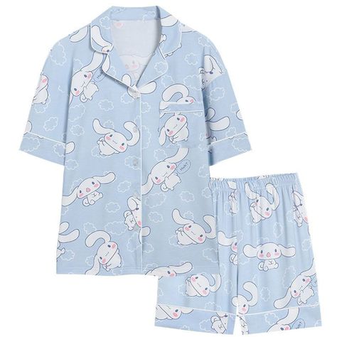 PRICES MAY VARY. 100% Polyester Pull On closure Machine Wash 🎁Pajamas Made Of Polyester Fabric, Soft And Skin-Friendly, Elasticity, Warm And Comfortable, Fashionable, Anti-Wrinkle, Easy To Clean, Wear Resistant To Deformation. 🎁Super Cute Kawaii Two-Piece Sleepwear Set Have Been Thoughtfully Designed To Impress Little Women. 🎁Kawaii Pajamas Is An Fashion Button Down Pajamas Women For Wearing At Home And For Daily Casual Wear, Sleep, Slumber Parties, Bridesmaid Pajamas, Girls' Day, Living Room Button Down Pajamas, Kawaii Pajamas, Sleep Clothes, Cute Pajama Sets, Cute Sleepwear, Cute Pajamas, Dibujos Cute, Sleepwear Sets, Short Sleeve Cardigan