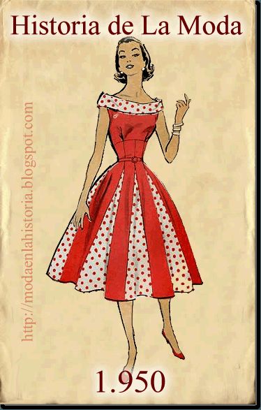 Fashion In The 50s, 1950 Outfits, Vintage Clothes Patterns, History Of Fashion, 50s Outfits, Patron Vintage, Fashion 50s, Vintage Fashion 1950s, Vintage Dress Patterns