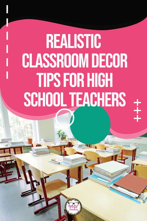 Are you a high school teacher seeking inspiration for your classroom? Look no further! Our newest post explores the art of classroom decor for older students, providing you with innovative ideas, creative inspiration, and effective strategies to make your space inviting, engaging, and inspiring. Ready to create the ultimate learning environment? Don't miss the post! Student Work Display Ideas High School, Classroom Decor Whiteboard, Fun High School Classroom, Class Theme Ideas High School, Classroom Decoration Ideas Middle School, Hs English Classroom Decor, Classroom Designs High School, Cool High School Classrooms, Cricut Classroom Ideas High School