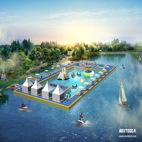 Factory Supply Attractive Price Plastic Water Cubes Float Pontoon Floating Dock For Water Park Jet Ski - Buy Floating Dock For Sale,Plastic Floating Dock,Hdpe Floating Dock Product on Alibaba.com Floating Dock, Pool Spa, Jet Ski, Water Park, Spa Pool, Float, Floating, Spa, Pool