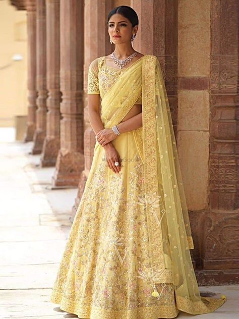 Yellow Organza Lehenga, Jaipur Lehenga, Gota Patti Lehenga, Vasansi Jaipur, Organza Kurta, Desi Attire, Organza Bridal, Raw Silk Lehenga, Yellow Lehenga