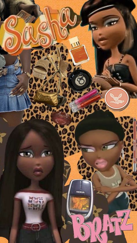 sasha 🐰🧡💋#sasha #sashabratz #bratz #quotes #art #books #beauty #music #outfitinspo #vintage #nature Bratz Quotes, Bratz Aesthetic Outfit, Bratz Aesthetic, Barbie Party Decorations, Black Bratz Doll, Bratz Doll Outfits, Tupac Pictures, Y2k Posters, Bratz Girls