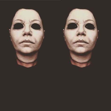 Micheal Myers Makeup Halloween, Michael Myers Face Paint, Michael Myers Makeup Female, Michael Myers Costume Female, Michael Myers Makeup, Halloween Sfx Makeup, Michael Myers Face, Michael Myers Costume, Halloween Sfx