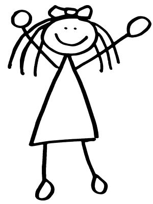 Girl Stick People Clipart. Stick Men Drawings, Stick Drawings, Stick People, Stick Figure Drawing, Free Clipart Images, Stick Art, Stick Man, Cookie Ideas, Free Clipart