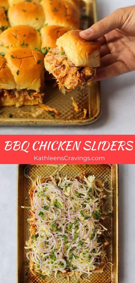 Ground Chicken Sliders Recipes Kings Hawaiian, Appetizer Recipes Game Night, Pulled Chicken Rotisserie, Sliders Recipes Hawaiian Rolls Rotisserie Chicken, Easy Dinner For Game Night, Pineapple Chicken Sliders, Dinners With Hawaiian Rolls, Easy Game Day Sliders, Pulled Chicken Sliders Recipes