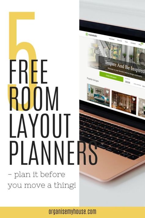 Room Planner Website, Free Room Layout Planner, Website To Plan Your Room, Redesign House Layout, Free Floor Plans Layout, Room Planning Website, Free Room Design App, Room Planner Layout, Craft Room Layout Ideas Floor Plans