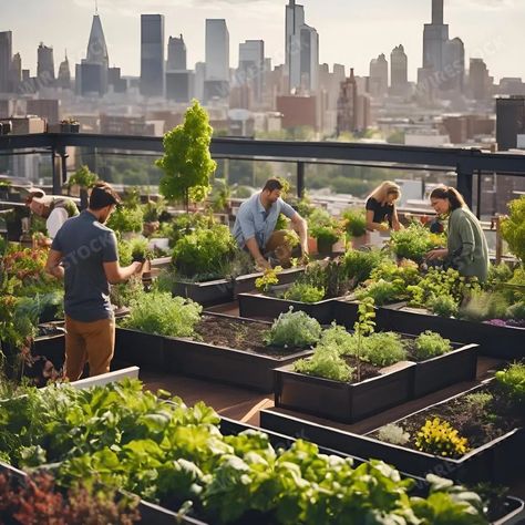 Celebrate #EarthDay by growing your own food! https://bit.ly/3wdmVRv Urban farming reduces our carbon footprint & brings fresh produce closer to home. Can you guess what's growing in this rooftop garden? #GrowGreenCities #WavesOfChange #BuzzWorthyApril #IntheSpotlightApril #SpringWonders #AprilFestivities #SpringIntoSavings #AprilPromotions #SpringWow #AprilMadness #EventfulApril #EarthDay Rooftop Farming, Rooftop Garden Urban, Urban Rooftop, Growing Your Own Food, Rooftop Garden, Urban Farming, Grow Your Own Food, Close To Home, Urban Planning