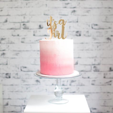 Birthday Cake For Women Pink, Birthday Cake For Women, Cake For Women, Pink Ombre Cake, Pink Baby Shower Cake, Pink Cake Toppers, Princess Birthday Cake, Elegant Birthday Cakes, Pink Birthday Cakes