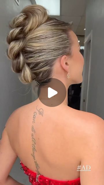 Hairbrained on Instagram: "Holiday Glam x 1,000,000 🥳❤️ @samirasjewelry • Here is it 😍Glamorous Holiday Updo Video I partnered with @saloncentric for this post . Products : @sexyhair Big Sexy Spray and Play Harder for hold , Big Sexy Powder Play Lite for volume and texture , Style Sexy Protect Me for a heat Protection, Healthy Sexy Smooth&Seal for shine and taming Flyaways @pinkpewter Never let go comb and brush @babylissprousa 1” flat iron All products are available at Salon Centric #saloncentricpartner Hair | Make up @samirasjewelry Model @makenadiaz . . . . . . . . #haireducator #haireducation #hairtrends #hairvideos #hairtutorial #holidayhair #hairstyles #wakeupandmakeup #hairtransformation #braidedupdo #hairideas #weddinghair #bridalhair #hairgoals #hairbrained #braids #updo # Going Out Long Hairstyles, Hairstyle For A Ball, Up Dp Hair Hairstyles, Hairstyles For The Heat, Hair Up Videos, Curl Hair Updo Easy, Edgy Updos For Medium Length Hair, Slick Back Updo Hairstyles, Creative Updos For Long Hair