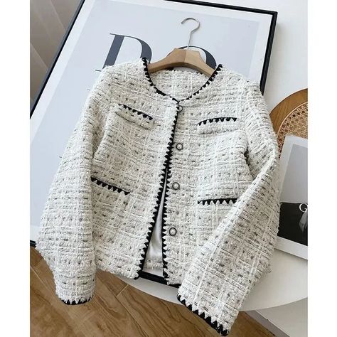 Spring Autumn Jacket Design Fashion Sweet Tweed Blazers Women New French Elegant Office Lady Luxury Woolen Short Suit Coats - AliExpress 200000345 Blazers Women, Tweed Blazer Women, Autumn Jacket, Tweed Shorts, Blazer Jackets For Women, Elegant Office, Short Cardigan, Tweed Fabric, Tweed Blazer