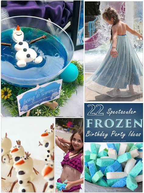 Schnee Party, Frozen Birthday Party Ideas, Olaf Birthday, Frozen Bday Party, Birthday Party Ideas For Kids, Fest Temaer, Disney Frozen Party, Elsa Birthday, Frozen Themed Birthday Party