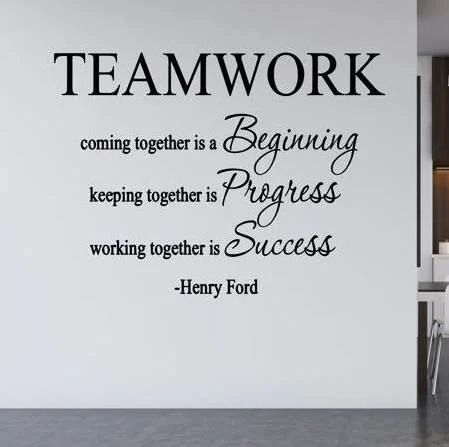 Coming Together Is A Beginning, Professional Quotes Women, Togetherness Quotes, Congratulations Achievement, Ford Quote, Best Sports Quotes, Inspirational Quotes Decals, Henry Ford Quotes, Professional Quotes