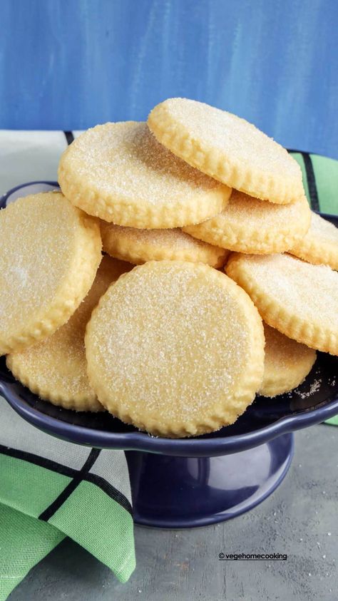 Eggless Butterless Desserts, Eggless Cookie Recipes Baking, Eggless Shortbread Cookies, Eggless Biscuits Recipe, Cookies With No Eggs Recipe, Eggless Cookies Recipes Egg Free, Eggless Butter Cookies, Eggless Cookies Recipes, Eggless Biscotti