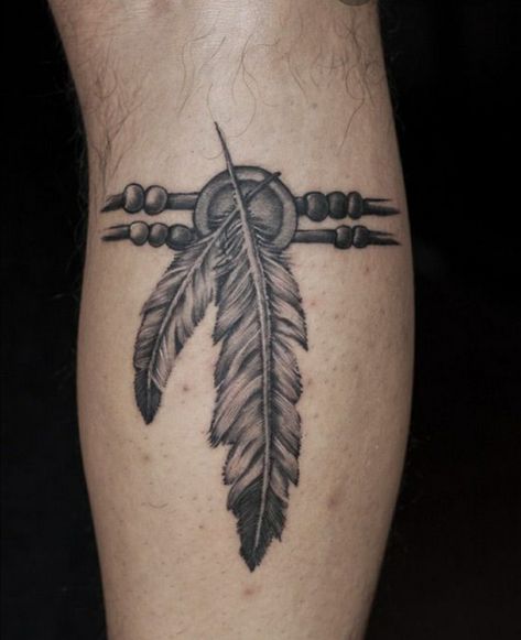 Native American Feather Tattoo, Feather Tattoo For Men, Native American Tattoo Designs, Indian Tattoo Design, Feather Tattoo Meaning, Indian Feather Tattoos, Tattoo Feather, Native American Feathers, Native American Tattoo