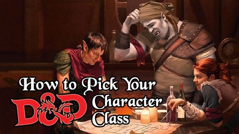 how to pick your D&D dnd character class D And D Classes, Dnd Character Building Questions, Dnd Character Classes, Dnd Classes Explained, Dnd Character Races, Rogue Dnd Character Design, 5e Classes, Warlock Spells, Wild Shape