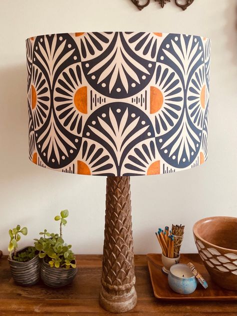 "For size LARGE or any custom size see important message below. Gorgeous handmade drum lampshades to be used on table lamps, pendants or floor lamps. SIZES OFFERED (DIAMETER X HEIGHT) / PRICES - SMALL: 8\" x 7\" (20 cm x 18 cm) - $55 plus shipping - MEDIUM: 12\" x 8\" (30 cm x 21 cm) - $67 plus shipping - LARGE: 16\" x 10\" (40 cm x 25 cm) - $85 plus shipping    IMPORTANT: shipping costs for size LARGE are higher and are calculated on a Custom Listing. Please, send me a message to work out all the details. This also applies to price and shipping costs of custom size shades. Shipping price for LARGE shades to some cities in The U.S. Chicago - $54.74 New York - $54.74 Denver - $62.62 Los Angeles - $68.48 (Through USPS Parcel Select Ground, an economical ground service for regular and large p Peacock Lampshade, Creation Deco, Floor Lamps, Miami Fl, Lamp Shades, White Vinyl, Lamp Bases, Lampshades, Line Design