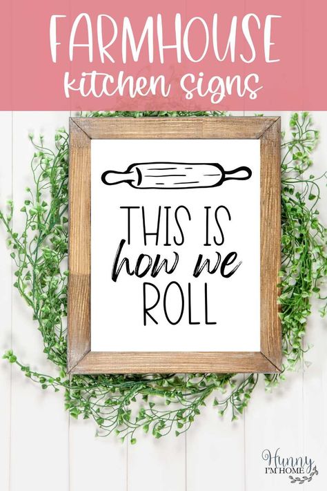 These free printable signs make the best DIY farmhouse decor for your kitchen! Download the print to instantly add rustic wall art to your kitchen or dining room. All you have to do is add a wooden frame to add fixer upper style to your house in minutes. Diy Kitchen Signs, Printable Kitchen Signs, Diy Farmhouse Kitchen, Kitchen Printables, Farmhouse Diy Projects, Holiday Diy Projects, Farmhouse Kitchen Signs, Easy Halloween Party, Farmhouse Tray