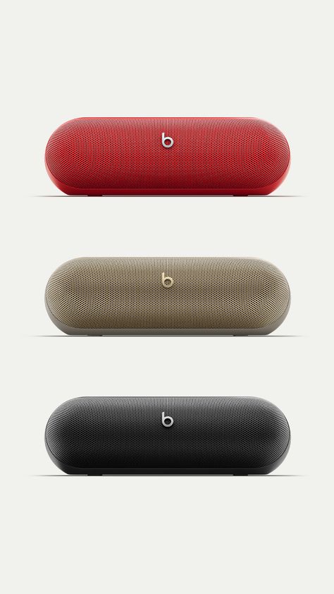 Beats Pill is here in 3 sleek colors: Statement Red, Champagne Gold and Matte Black. Dre Headphones, Beats Pill, Red Champagne, Beats By Dre, Champagne Gold, Matte Black, Speaker, Headphones, Champagne