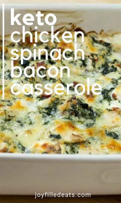 Bacon Casserole, Keto Chicken Casserole, Low Carb Low Fat Recipes, Chicken Spinach, Keto Casserole, Low Carb Casseroles, Low Carb Diet Recipes, Keto Cooking, Low Carb Dinner Recipes