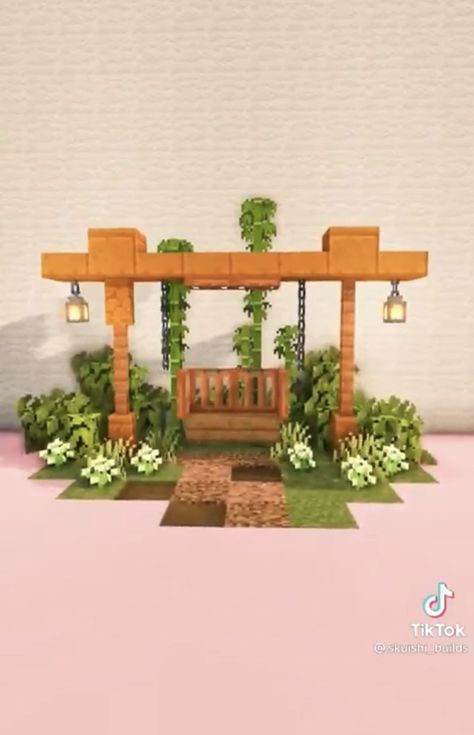 Minecraft Cottage Core Building Ideas, Cottagecore Minecraft Living Room, Picnic Basket Minecraft, Minecraft Interior Inspiration, Cute Minecraft Street Lamps, Minecraft Room Ideas In Game Aesthetic, Minecraft Decorative Builds, Bookshelf Design Minecraft, Cottagecore Minecraft Storage Building