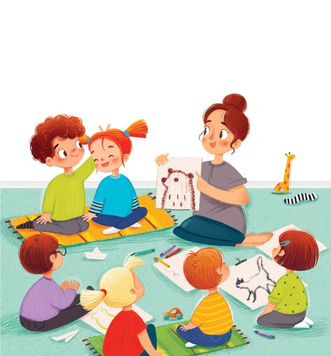 Camping Illustration, Story Books Illustrations, Illustration Art Kids, Kindergarten Books, Editorial Art, Summer Camps For Kids, Picture Books Illustration, Childrens Books Illustrations, Character Design Sketches