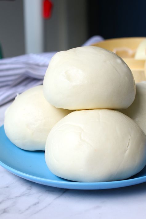 Steamed Buns Recipe - TipBuzz Steamed Buns Recipe, Siopao Recipe, Buns Recipe Easy, Steam Buns Recipe, Steam Buns, Steamed Pork Buns, Dim Sum Recipes, Buns Recipe, Bao Buns