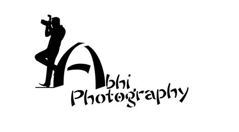 Abhi Photography Logo, Logo Design With Name, Photography Text, Photographer Logo Design, Logo Design Photography, Photographer Logo, Text Logo Design, Photography Logo Design, Classy Design