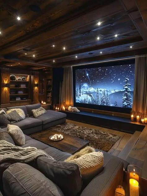 Small Theater Room, Basement Theater, Home Theater Room Design, Theater Room Design, Home Cinema Room, Dream Life House, At Home Movie Theater, Home Theater Rooms, Home Theater Design