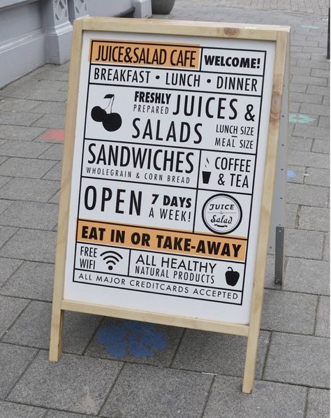 A frame signage Idea Papan Menu, Menu Board Design, Bar Deco, Menue Design, Sandwich Bar, Cafe Sign, Sandwich Board, Menu Boards, Restaurant Menu Design