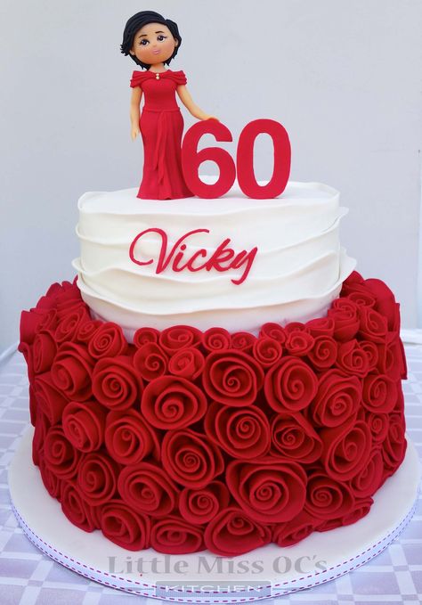 61 Birthday Cake, 65 Birthday Cake, 60th Birthday Cake, 61 Birthday, 60th Birthday Cakes, Elegant Birthday Cakes, Birthday Cakes For Women, Cakes For Women, Elegant Birthday