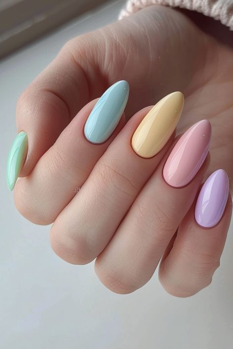 Get ready for spring with these 30+ super cute Easter nails designs! From pastel colors to bunny and egg designs, find the perfect cute look for your nails. Pastel Nail Art, Fashion Nail Art, Pink Nail Art Designs, Simple Spring Nails, Seni Pastel, Easter Nail Designs, Milky Nails, Green Nail Designs, Pink Nail Art