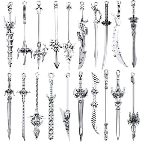 PRICES MAY VARY. 【Abundant Variety】Get 20 antique sword and knife bookmark charms in distinct styles This generous quantity allows for personal use or sharing with family, friends, and classmates. 【Size Consideration】These mini ancient sword bookmarks are small and exquisite, highlighting the tasteful details. The metal vintage knife charms are very suitable as bookmarks or pendant decorations for jewelry, adding beauty to your life at hand. 【Durable Material】Crafted from hard-textured alloy, th Knife Bookmark, Bookmark Charms, Cool Bookmarks, Vintage Knife, Ribbon Tattoos, Abstract Coloring Pages, Diy Jewelry Projects, Unique Bookmark, Silver Keychain