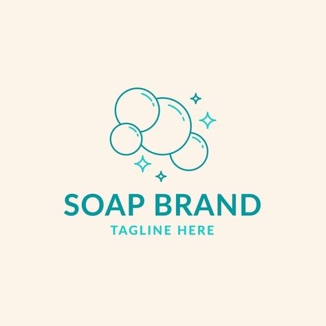 Logo For Soap Business, Soap Graphic Design, Soap Business Logo, Soap Logo Ideas, Soap Company Logo, Bubble Logo Design, Soap Logo Design, Bubble Brand, Soap Logo