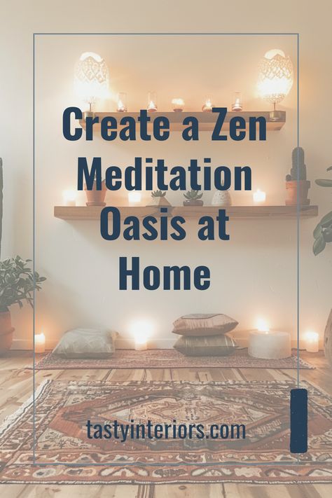 Discover how to transform a cozy corner at home into a serene oasis perfect for meditation and relaxation. Learn how to incorporate calming elements like Persian rugs, teak wooden shelving with succulent plants, candles, and Himalayan salt lamps. Dive into creating your own tranquil space today! Relaxation Space Ideas, Green Meditation Room, Zen Corner Ideas, Zen Den Meditation Rooms, Zen Den Ideas, Home Meditation Room, Yoga Spaces At Home, Spa Room Ideas, Zen Corner