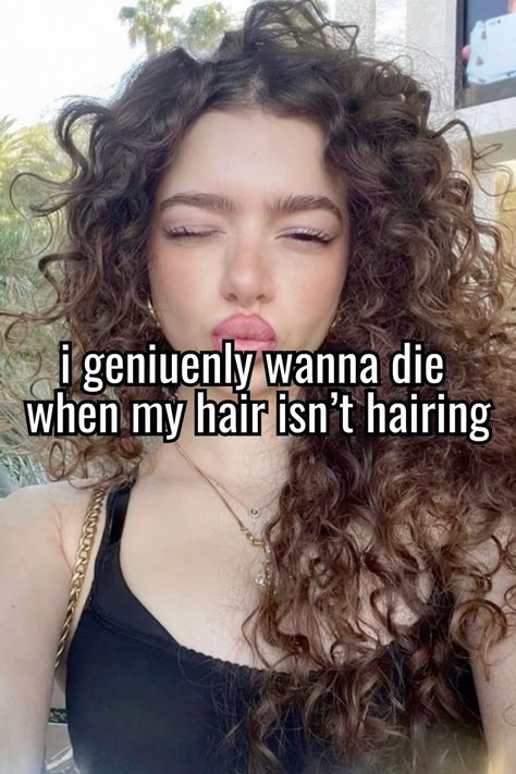 Curly Hair Struggles, Hair Styles Down Hairstyles, Short And Curly Hairstyles, Bangs Volume, Curly Hair Side Part, Curly Hairstyles Short, Haircut Bangs, Whisper Relatable, Hair Quotes