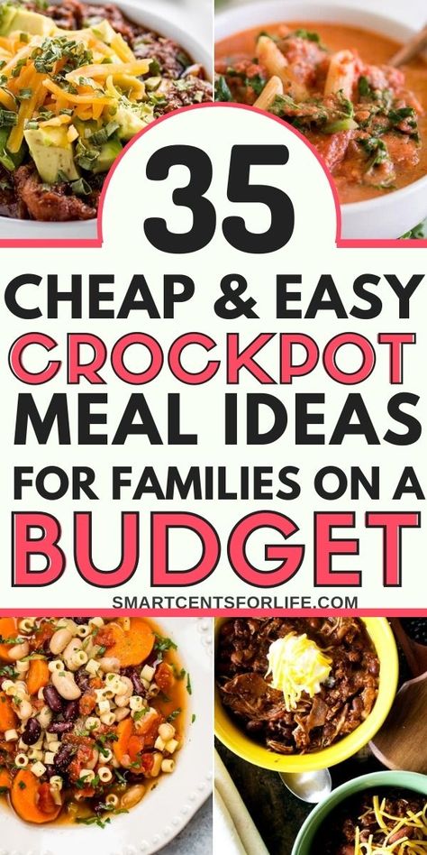 Crock Pot Meal Ideas, Easy Crock Pot Meals, Easy Crockpot Meals, Crockpot Recipes Cheap, Crock Pot Meals, Recipes Cheap, Easy Dinner Recipes Crockpot, Easy Crockpot Dinners, Usa Food