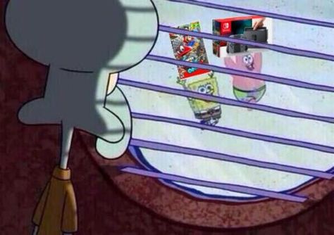 me right now | Squidward Looking Out the Window | Know Your Meme Squidward Meme, Bob Meme, Looking Out Window, Template Meme, Watch Spongebob, Nba Memes, Looking Out The Window, Work Memes, Electronics Design