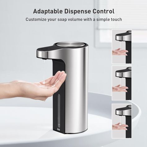 Experience the perfect blend of #modern convenience and cleanliness in every drop. This sleek and #innovative dispenser brings tech-savvy #functionality to your handwashing routine, ensuring a touch-free, stress-free experience. Perfect for any space, this touchless solution combines style with sanitation. Upgrade your #home and make cleanliness a breeze! 🚰✨ #TouchlessSoapDispenser #HygieneEssentials #ModernLiving #HealthyHabits #HomeInnovation Sink Caddy, Liquid Soap Dispenser, Foam Soap Dispenser, Automatic Soap Dispenser, Dish Soap Dispenser, Hand Soap Dispenser, Kitchen Soap Dispenser, Liquid Hand Soap, Foam Soap