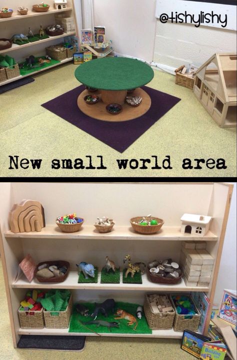 Small World Area, Classroom Areas, Reception Classroom, Reggio Emilia Classroom, Reception Class, Maluchy Montessori, Reggio Inspired Classrooms, Eyfs Classroom, Reggio Classroom