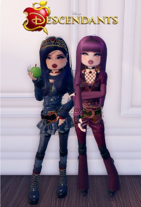 Evie And Mal Descendants, Desendents Outfits Dti, Dress To Impress Outfits Descendants, Descendants Dti Outfit Evie, Fanasty Dress To Impress Roblox Game, Descendant Dti Outfit, Dress To Impress Theme Descendants, Descendants Dti Outfit, Evie Descendants Dress To Impress