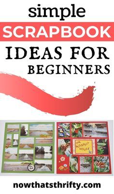 Scrapbooking Ideas Simple, How To Start Scrapbooking Step By Step, Simple Scrapbook Ideas, Simple Scrapbooking Layouts, Scrapbooking Basics, Beginner Scrapbooking, Scrapbook Themes, Family Scrapbook Layouts, Scrapbook Planning