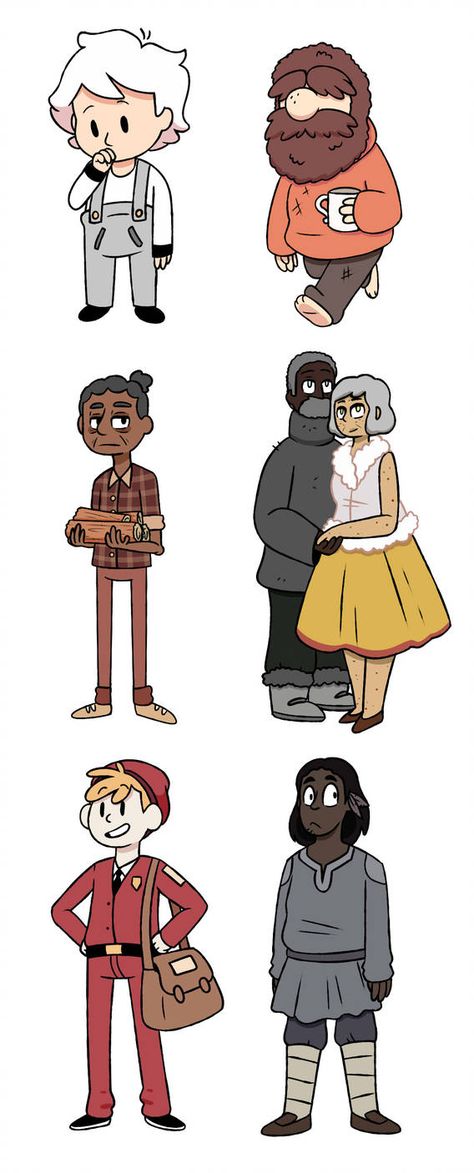 Magical Humans? by Jojodear Hilda Character Design, Hilda Fanart Netflix, Hilda Art Style, Hilda Fanart, Hilda Netflix, Grunge Art, Good Cartoons, Amazing Drawings, Animation Design