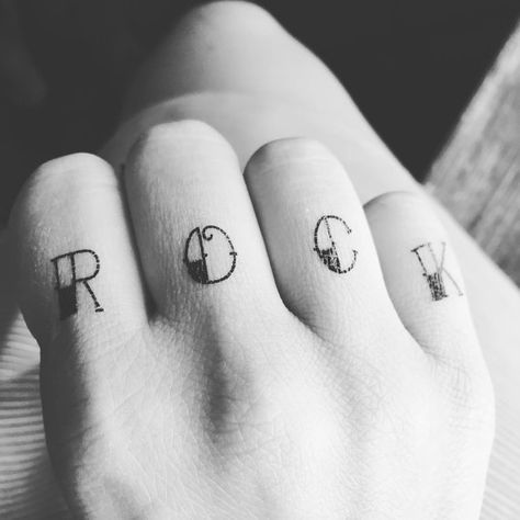 Rock And Roll Tattoo, Skeleton Hand Tattoos, Hand Sign Language, Rock Tattoo, Skeleton Hand Tattoo, Handpoke Tattoo, Writing Tattoos, Tattoo Hand, Rock Hand