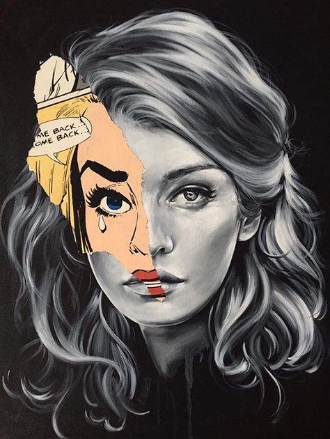 Sandra Chevrier, Contrast Art, Art Alevel, L'art Du Portrait, Art Du Collage, Gcse Art Sketchbook, Collage Kunst, Tableau Pop Art, Photographie Portrait Inspiration