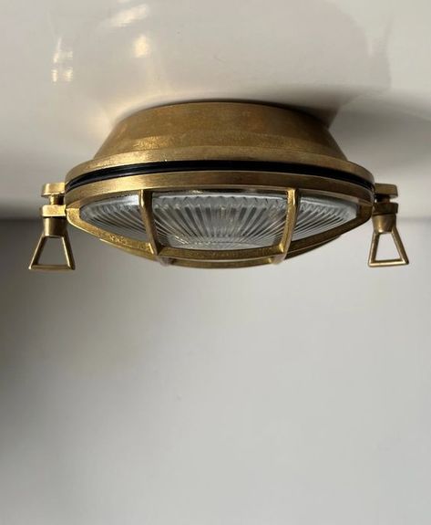 PATIN MINI Nautical Ceiling Fixture Nautical Wall Light | Etsy Turkey Nautical Bar Ideas, Nautical Airbnb, Lakehouse Interiors, Hall Light Fixture, Nautical Interior Design, Nautical Ceiling Light, Nautical Lamp, Nautical Light Fixtures, Nautical Bar